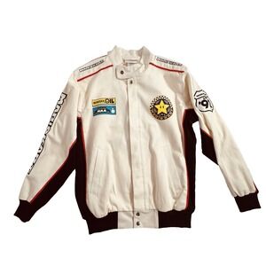 Mario Kart Racing Jacket NEW Canvas Adult XS Target Exclusive Egret Bowser RARE